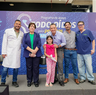 Cumple Marco Bonilla con entrega de 200 aparatos auditivos del programa "Todo Oídos"