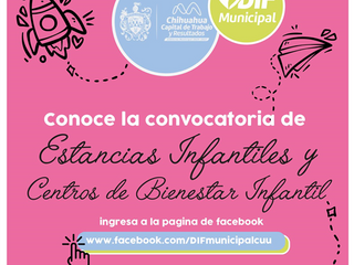 Hoy inicia recepción de documentos para las becas del DIF Municipal para Estancias Infantiles y Centros de Bienestar Infantil