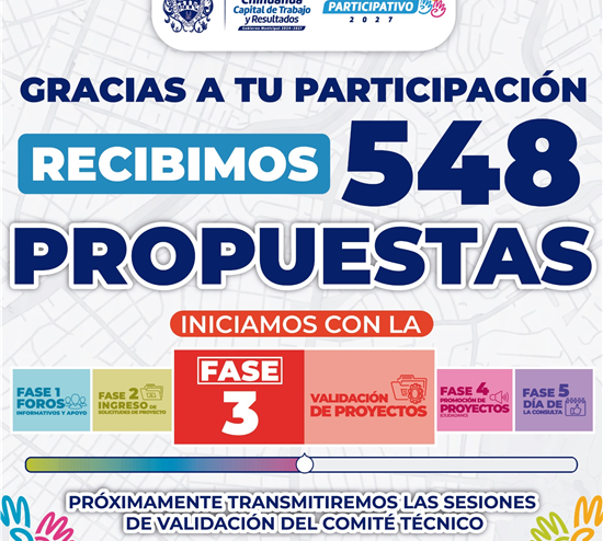 Avanza proceso del Presupuesto Participativo 2027 con la fase de validación de propuestas