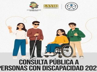 Convoca Congreso del Estado a participar en la Consulta Pública para Personas con Discapacidad
