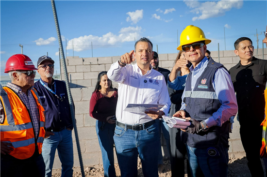 Supervisa alcalde Marco Bonilla construcción de la Comandancia Oriente