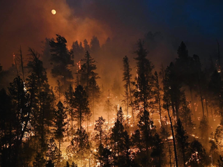 Al menos un muerto y miles de evacuados en los incendios en Nuevo México