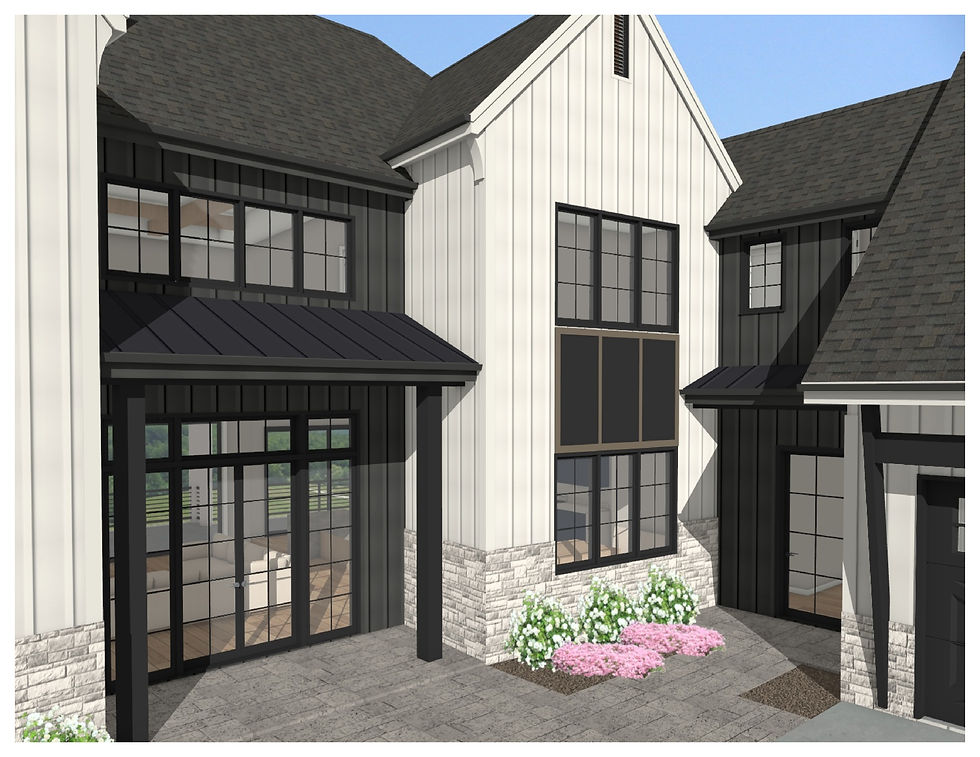 New River House Transitional Modern Exterior 1