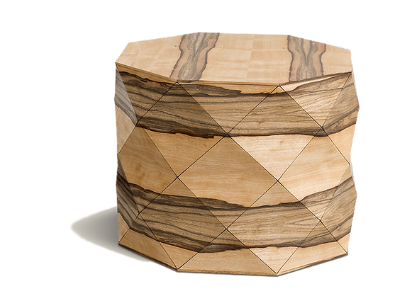 Diamond Wood table African Walnut