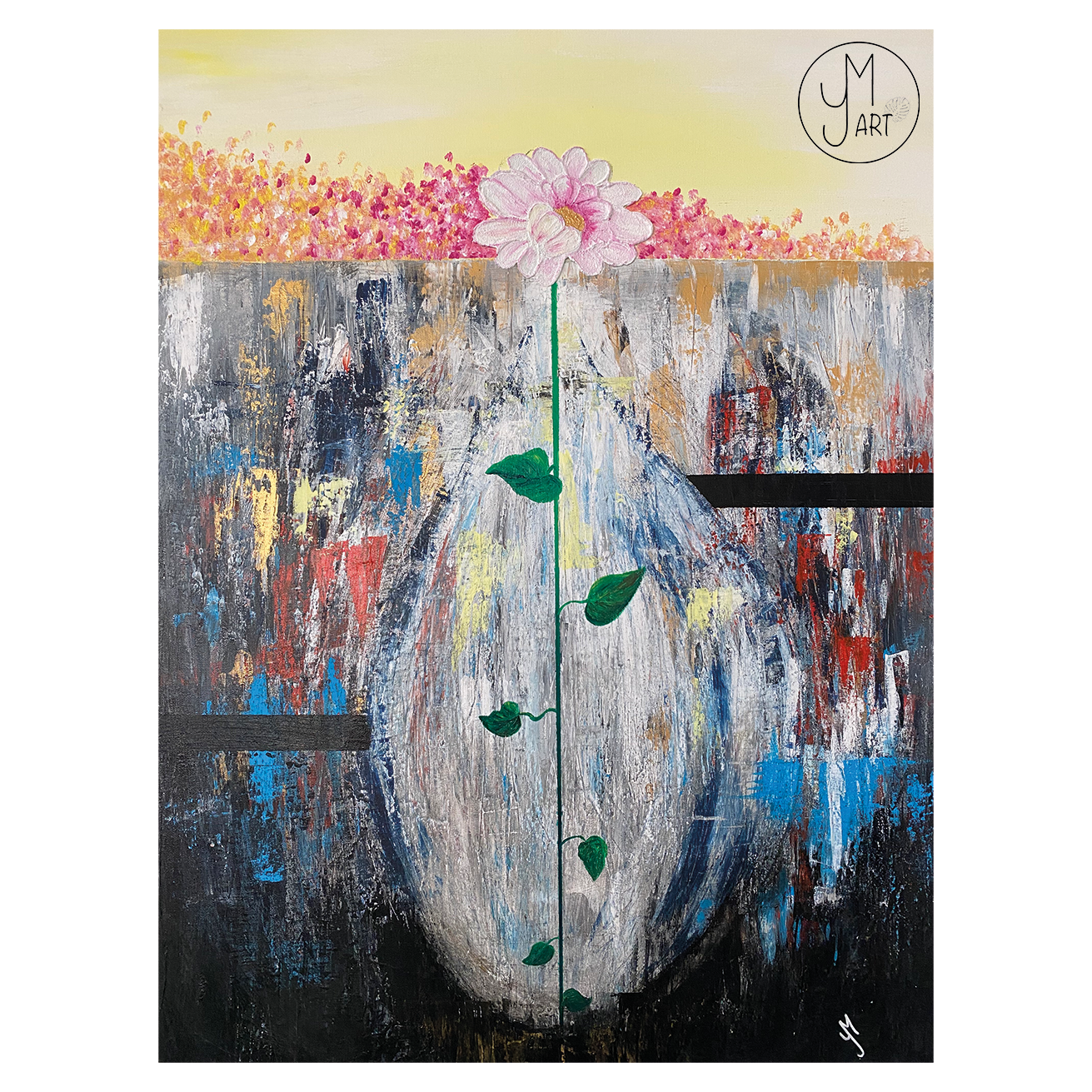 Höhlenblume - 60 cm x 80 cm