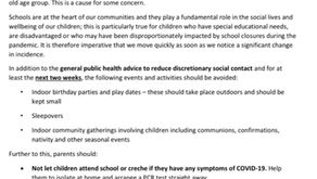 Letter from CMO Dr Tony Holohan!