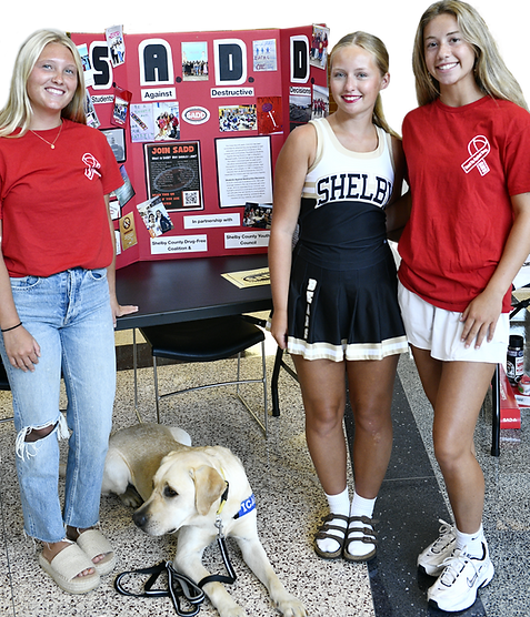 Shelbyville HS SADD members