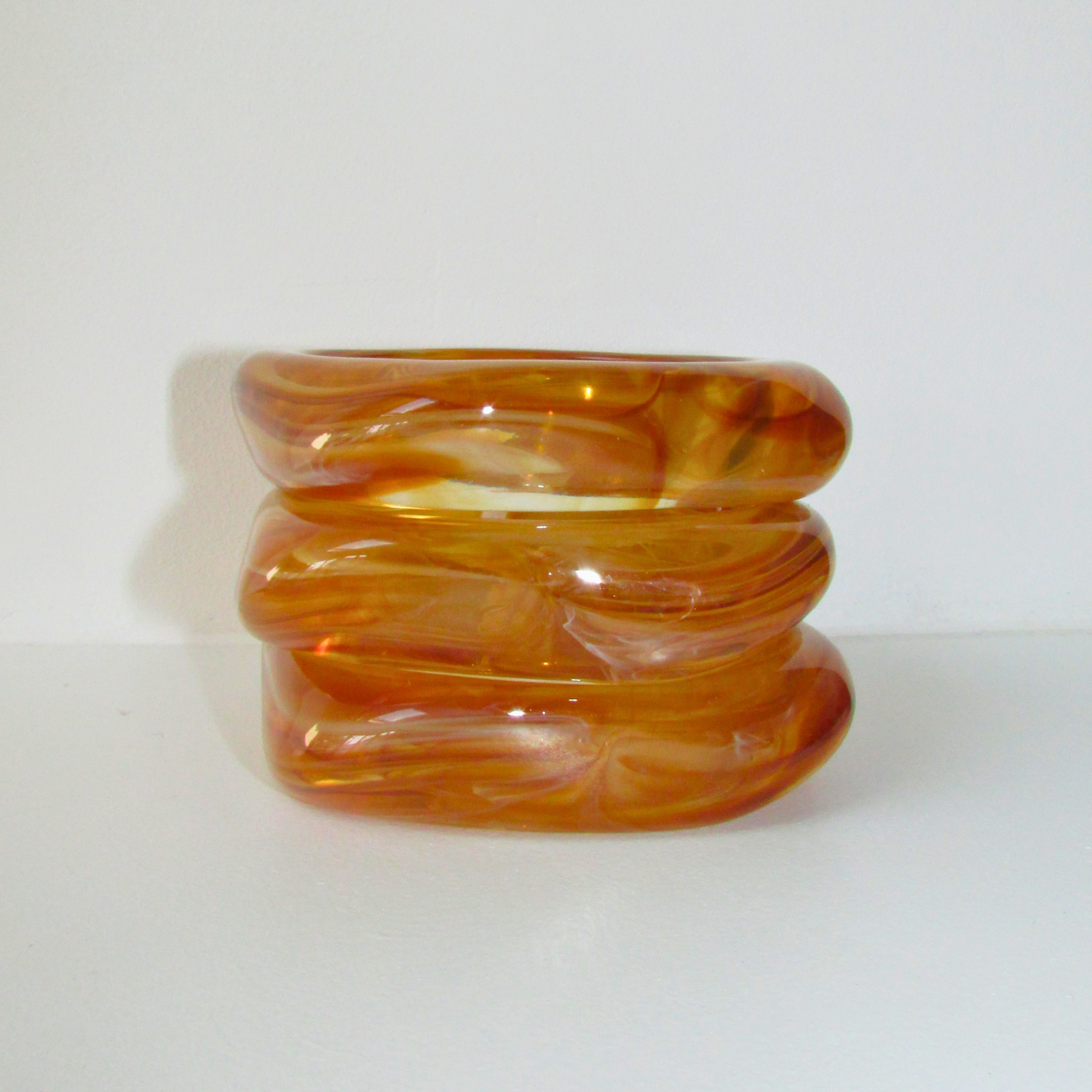 Caramel Resin Bangle