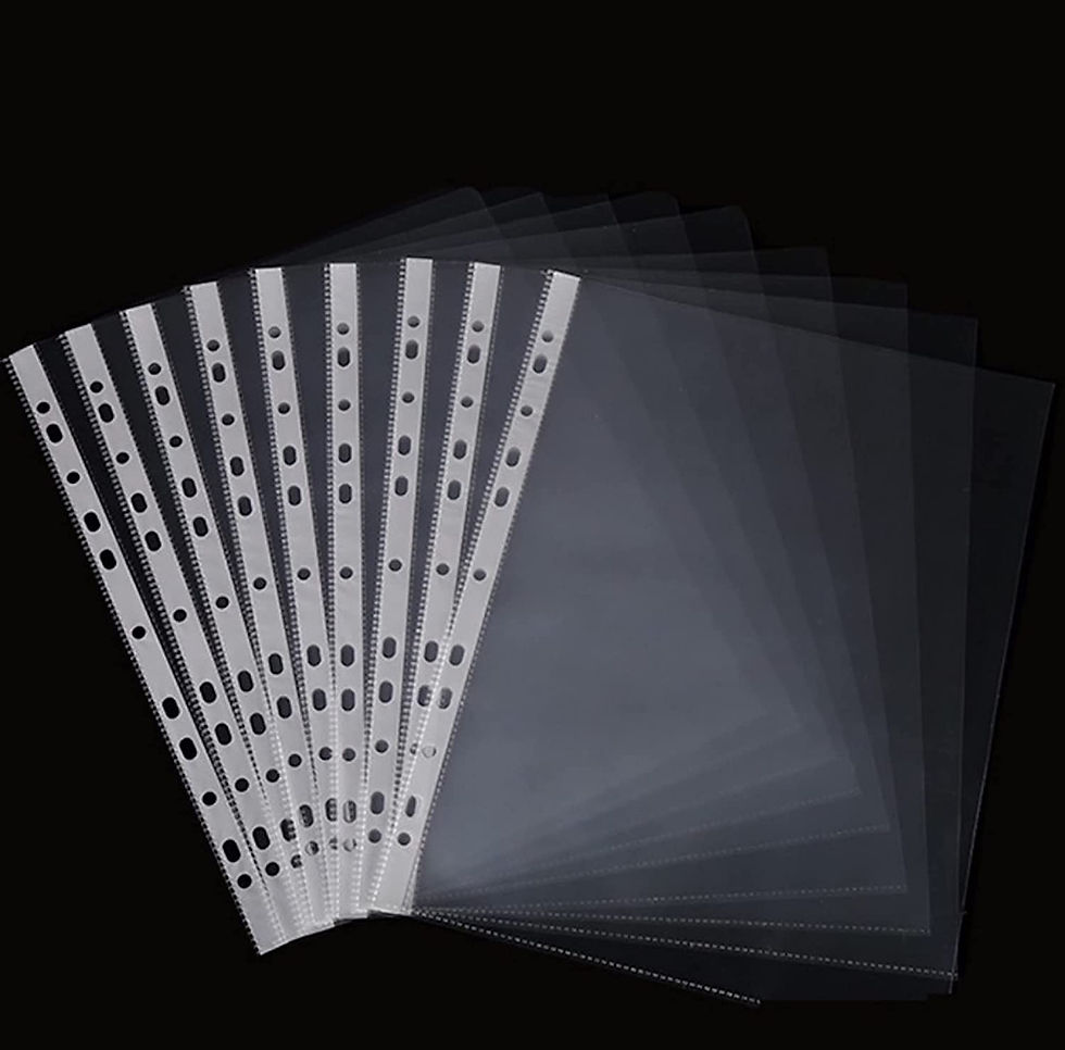 Thumbnail: A4 sheet protector transparent - 100pcs