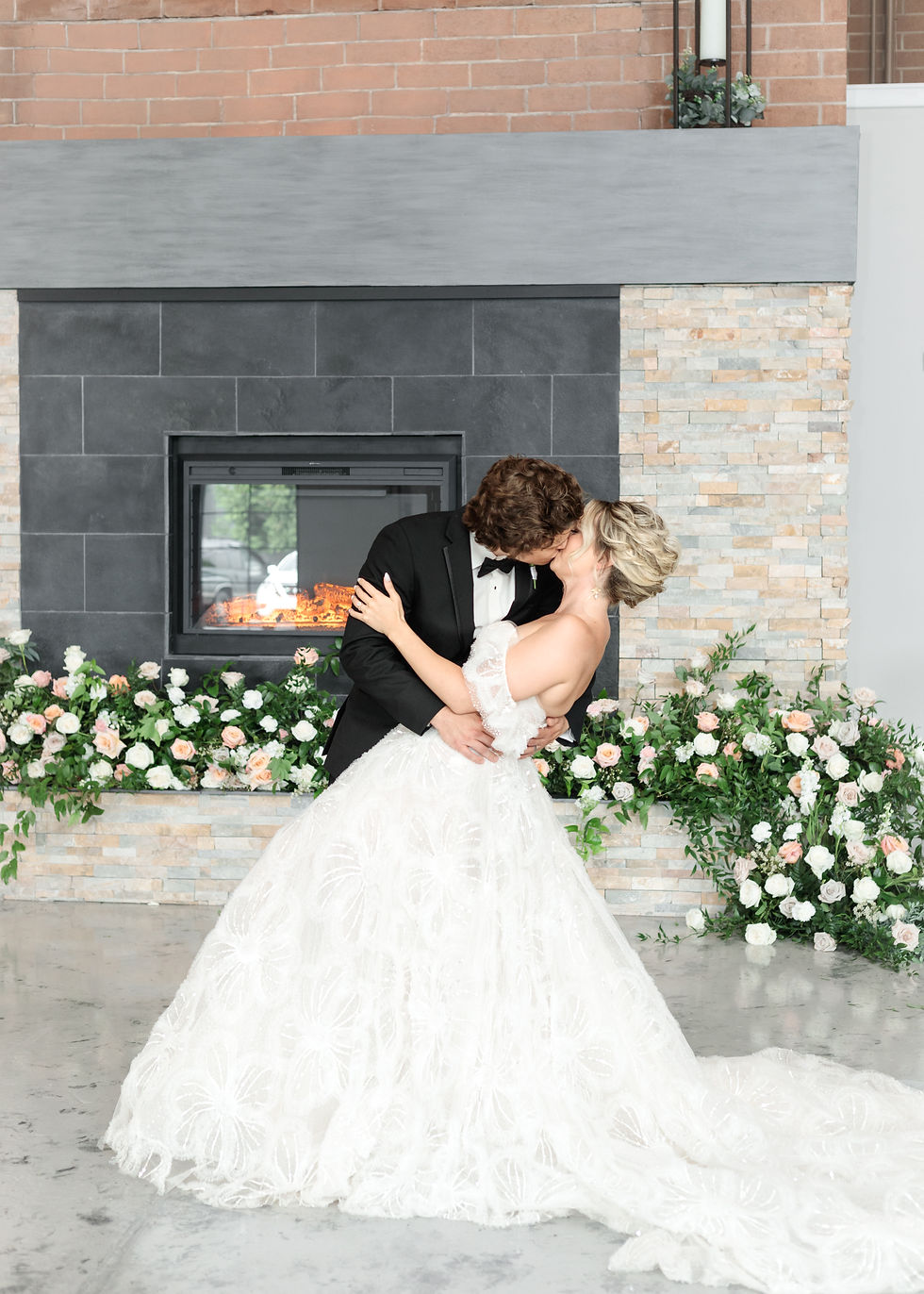 Industrial chic wedding venue near Winston-Salem with flexible indoor and outdoor spaces