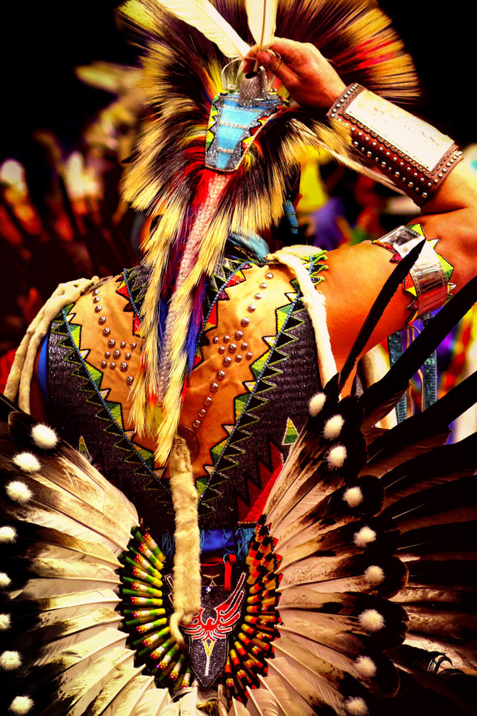HE WORE SOME FEATHERS