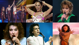 Eurovision winners with the most monthly listeners on Spotify