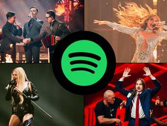 Most streamed Eurovision 2025 songs on Spotify