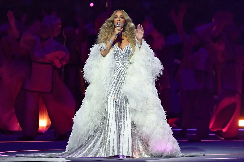 Mariah Carey performs during the opening ceremony Photo by WANG Zhao / AFP via Getty Images