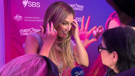 Eurovision 2026: Delta Goodrem performs at Australian Embassy event in Vienna