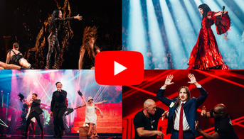 High rating Eurovision artists on YouTube
