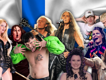 All the Finnish Eurovision entries that have charted on Finland's national music chart