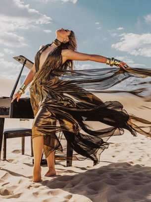 Delta Goodrem from the music video for Eclipse