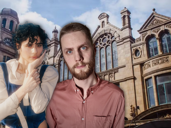 Australian Eurovision artist Montaigne with 2021 Eurovision contestant Daði Freyr