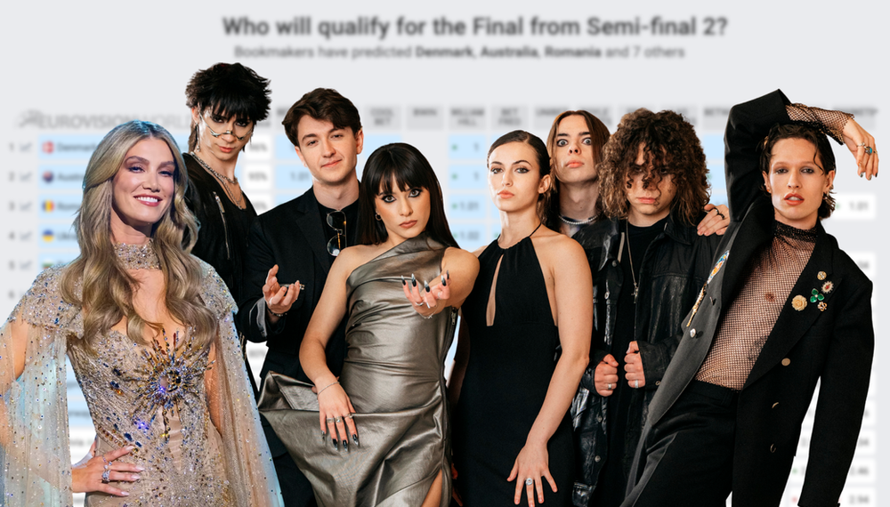 Eurovision 2026: Who do the odds predict will qualify from Semi-final 2?
