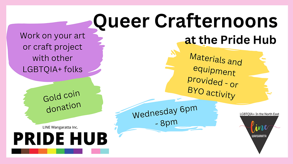 Crafternoons at the Pride Hub