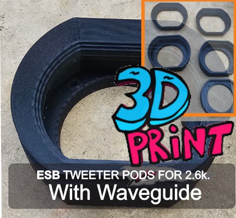 ESB TWEETER PODS FOR 2.6k.