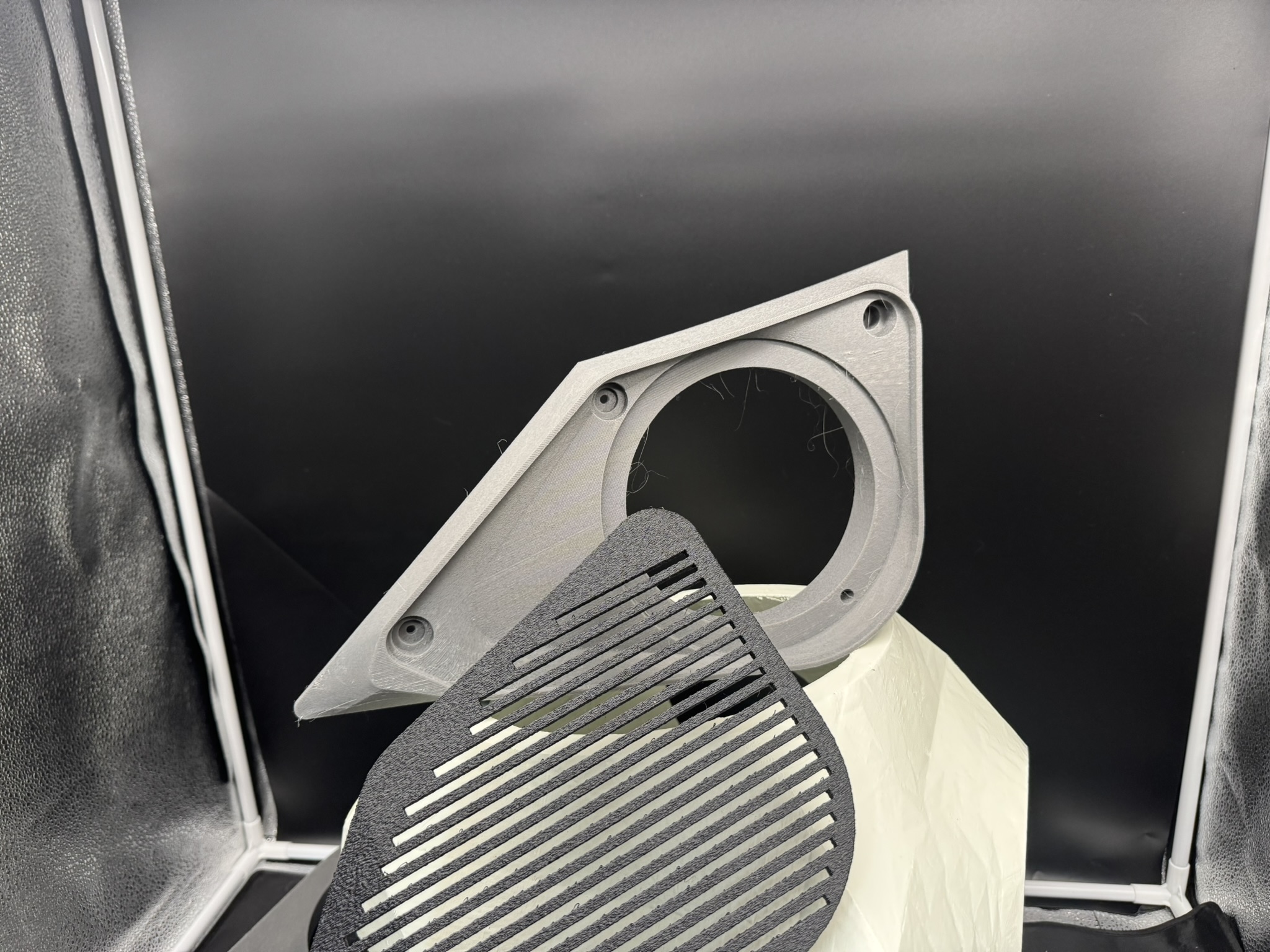3D Printed 6.5-Inch Speaker/Woofer Door Pods & covers +TW pod (Pair)