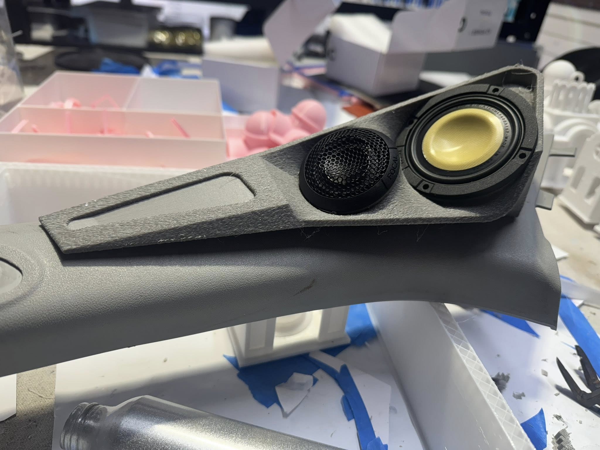 A-Pillar 2-Way Speaker Pods for Focal, Morel, Hertz, Dayton