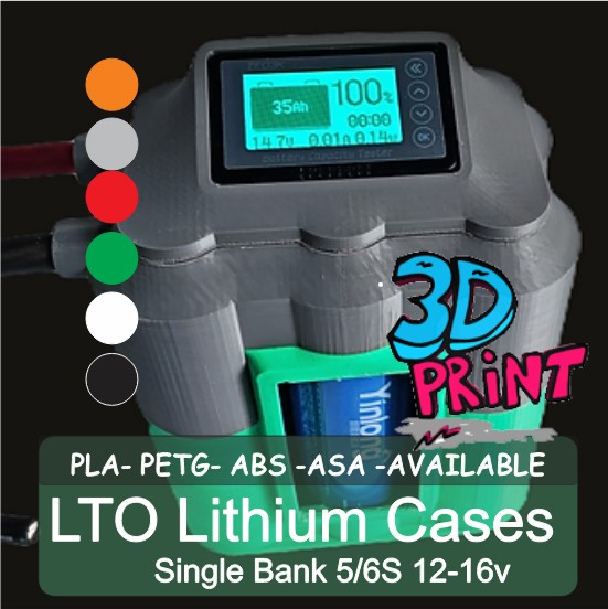 LTO Lithium Pack single bank cases