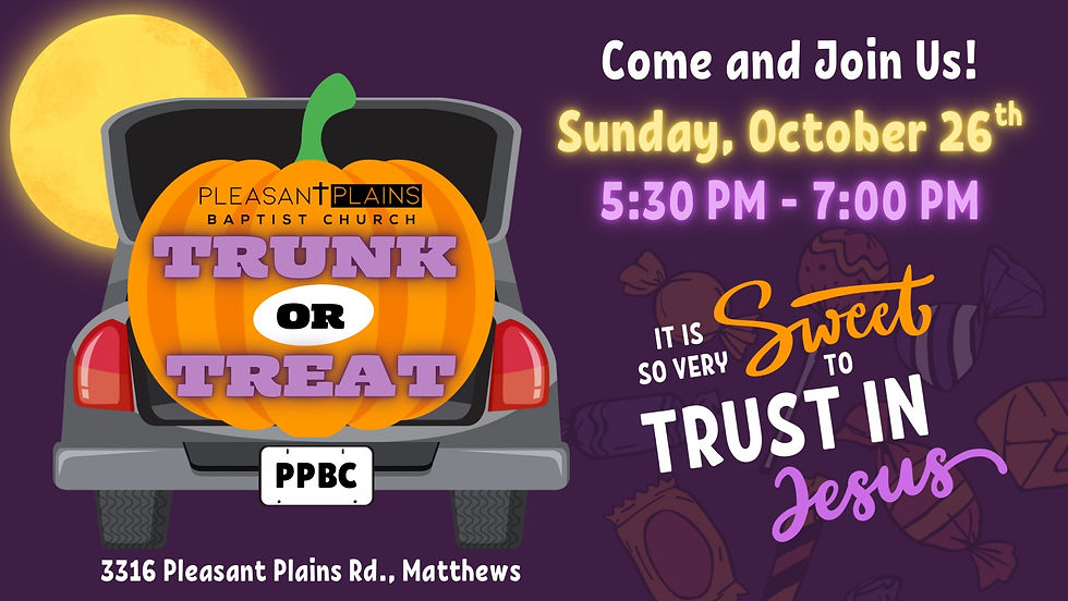 PPBC Trunk or Treat 