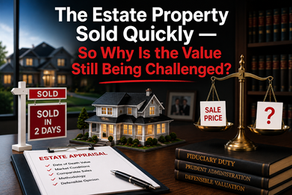 The Estate Property Sold Quickly — So Why Is the Value Still Being Challenged?