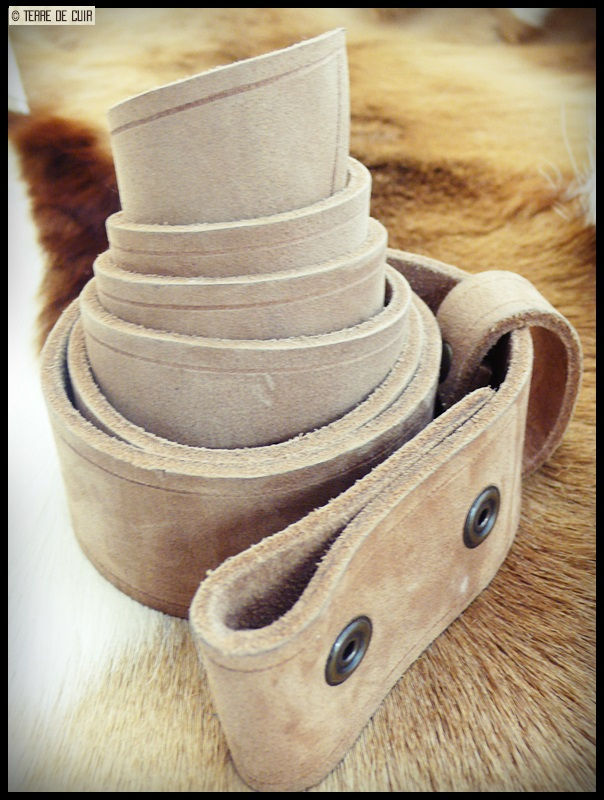 Miniature : Ceinture - cuir tannage végétal
