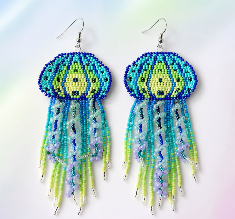 Thumbnail: "Flow State" Jellyfish Earrings