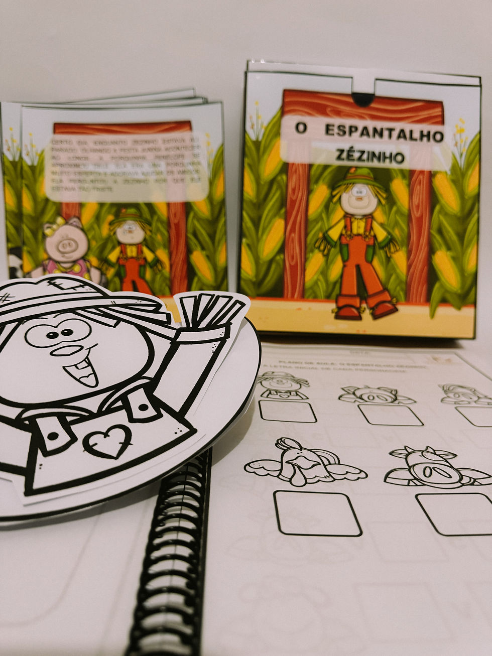 Miniatura: O Espantalho Zézinho.  Sequência Didática Junina para Alfabetização