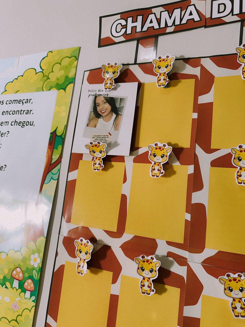 Miniatura: 🦒 KIT CHAMADINHA – Com música e interação