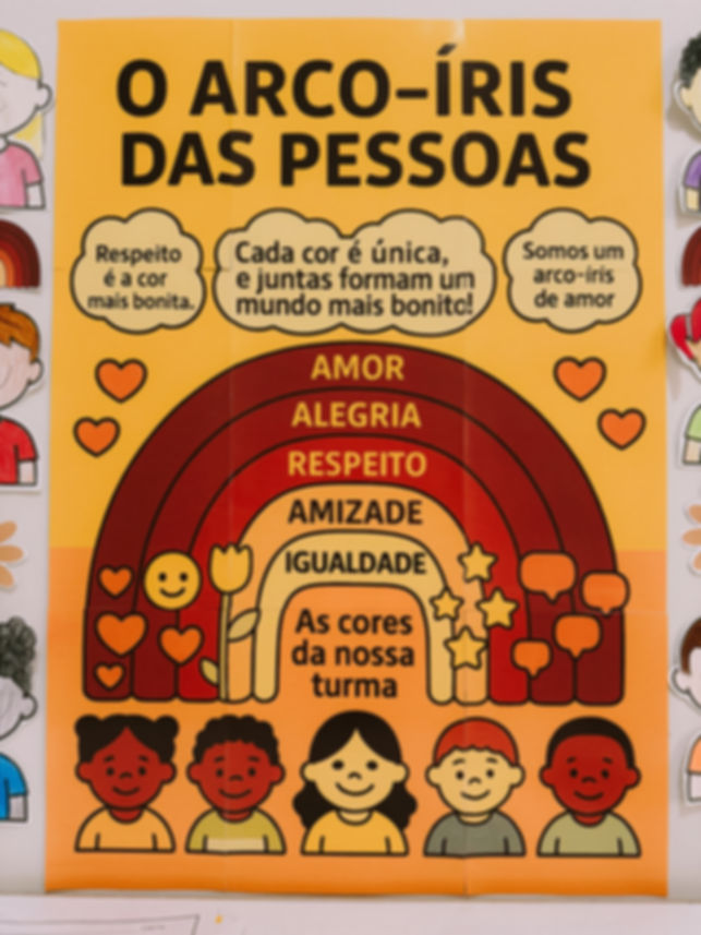 🌈 O ARCO-ÍRIS DAS PESSOAS – Projeto de Consciência e Valorização das Diferenças