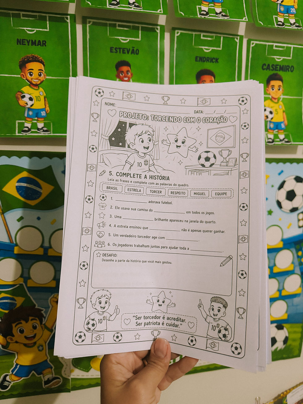 Miniatura: ⚽ Projeto Copa do Mundo – A Estrela da Torcida 🇧🇷