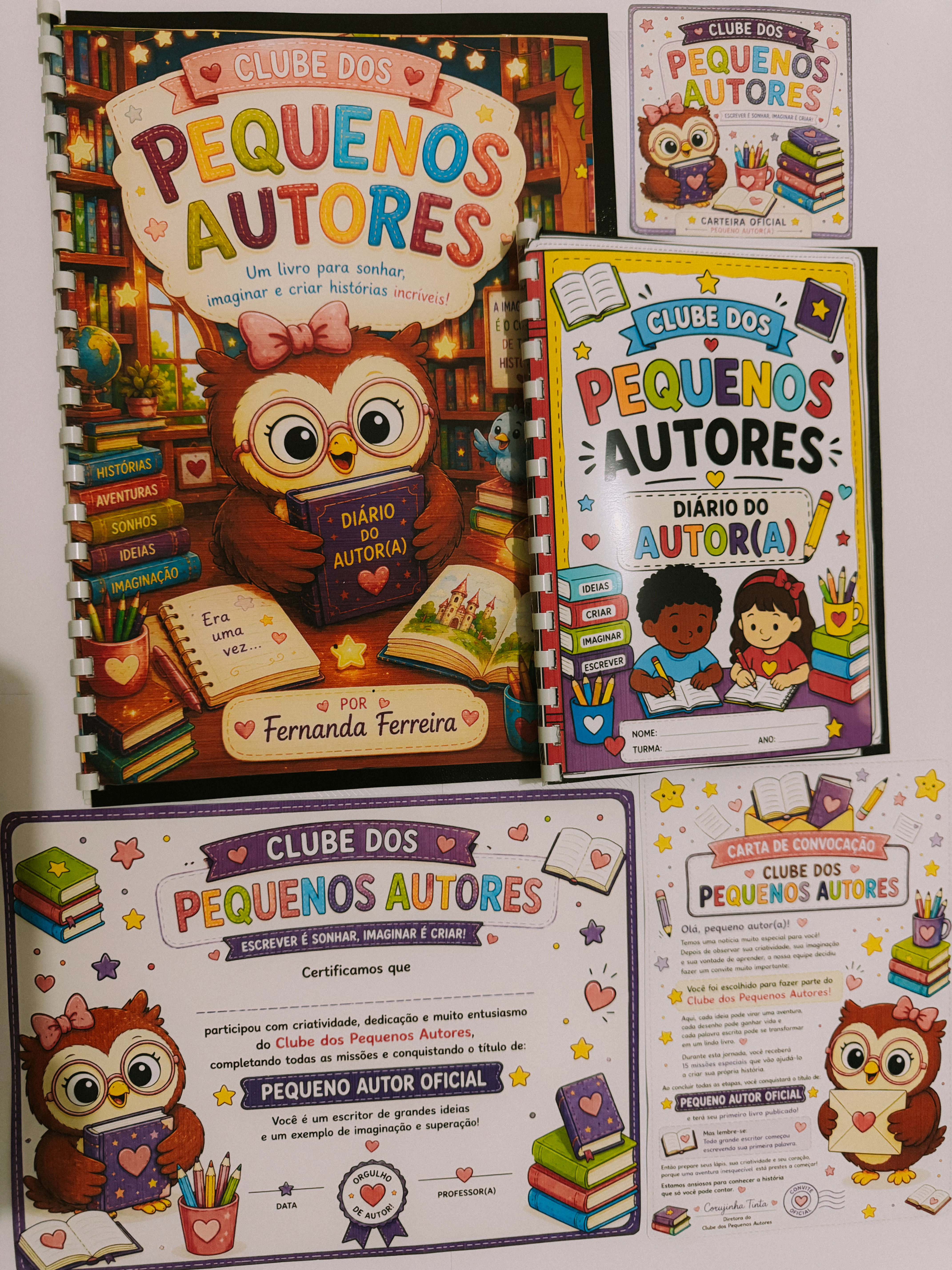 🦉 Clube dos Pequenos Autores