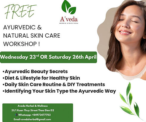 Ayurvedic Workshop April 25