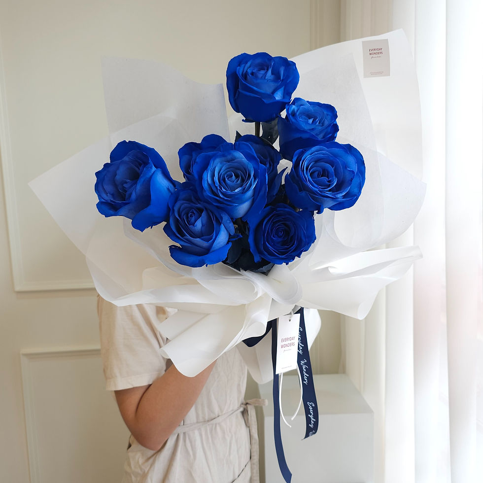 Premium rose size S : Blue