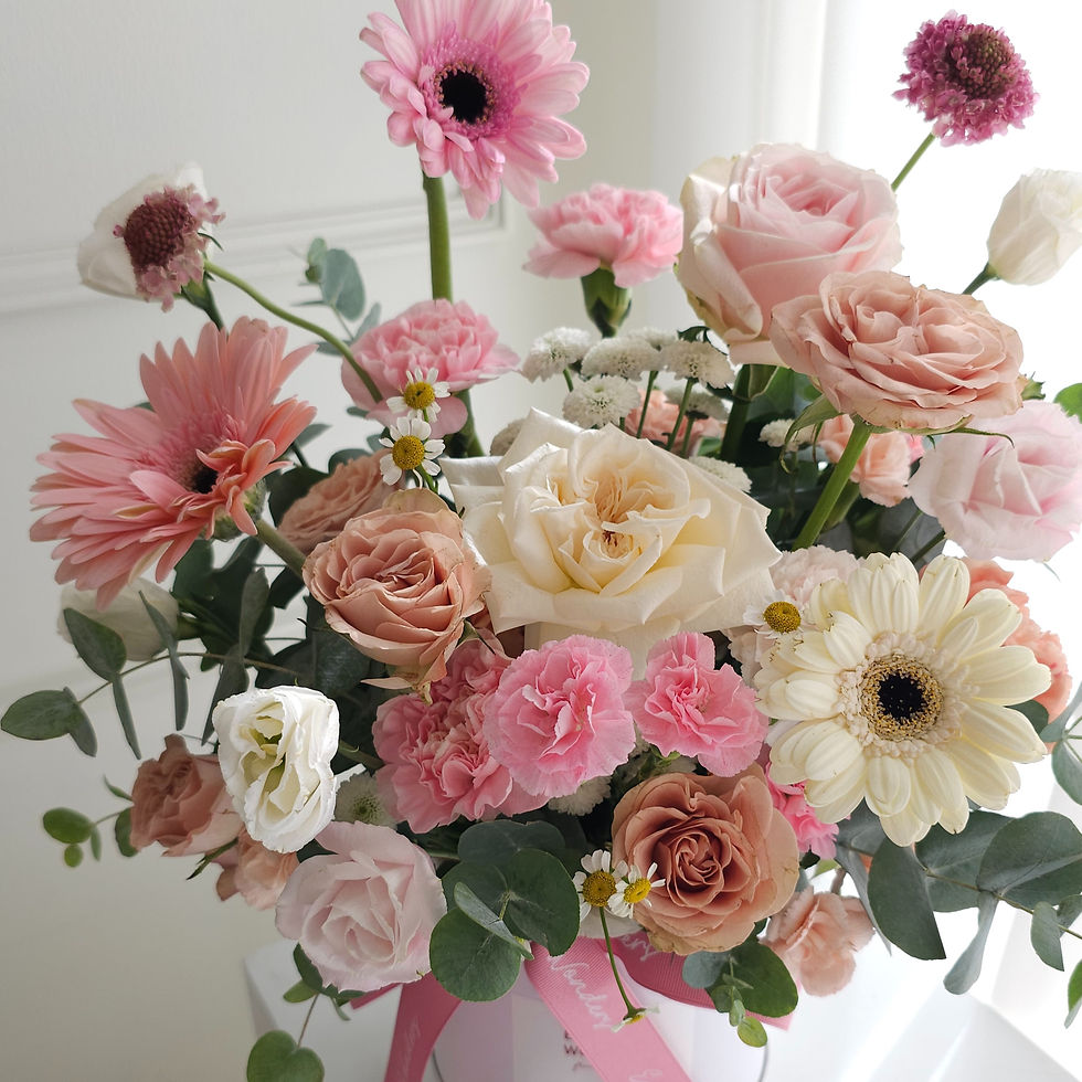 Thumbnail: Flower bucket size M : pinknude