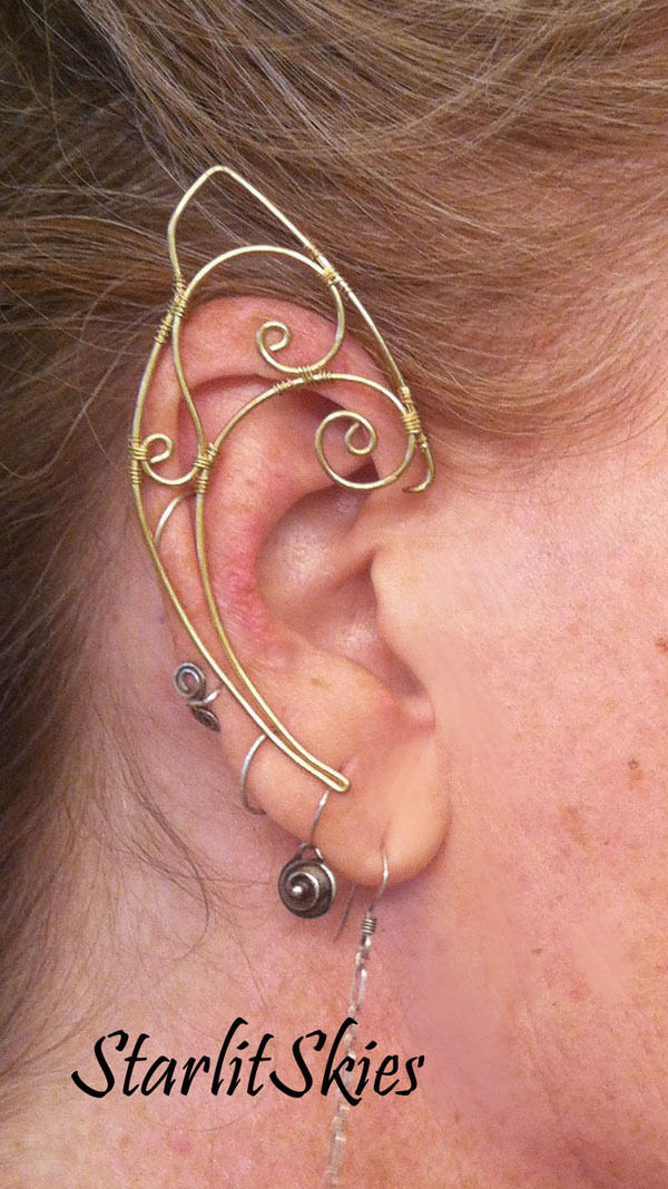 Thumbnail: Simple Brass Wire Elf Ears
