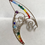 Thumbnail: Rainbow Wire Elf Ears crafted in Sterling Silver and Swarovski Crystals