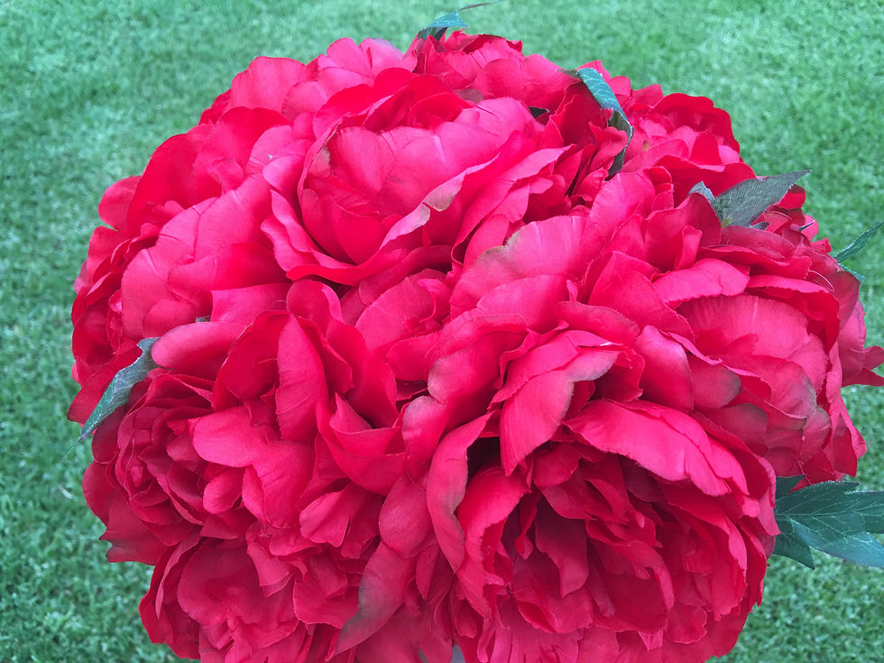 Red Peony Bouquet