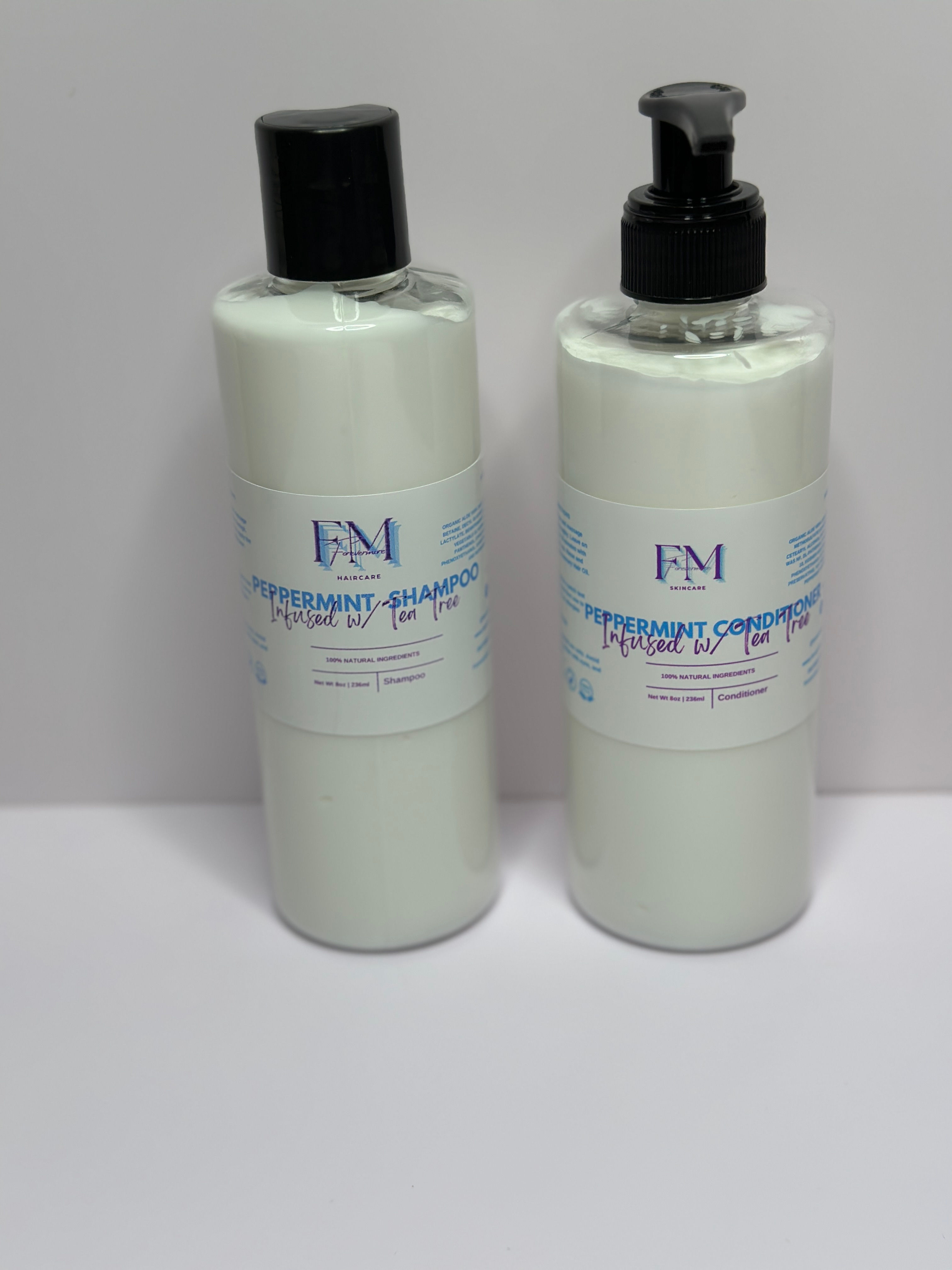 Peppermint Shampoo & Conditioner Infused w/Tea Tree