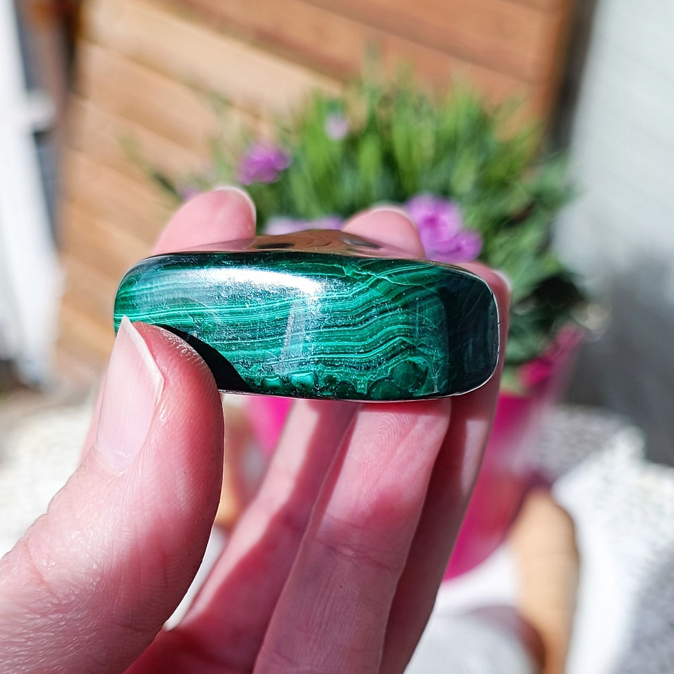 Miniaturbild: Malachit Trommelsteine