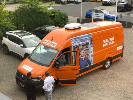 Mobile showroom voor Weidmüller
