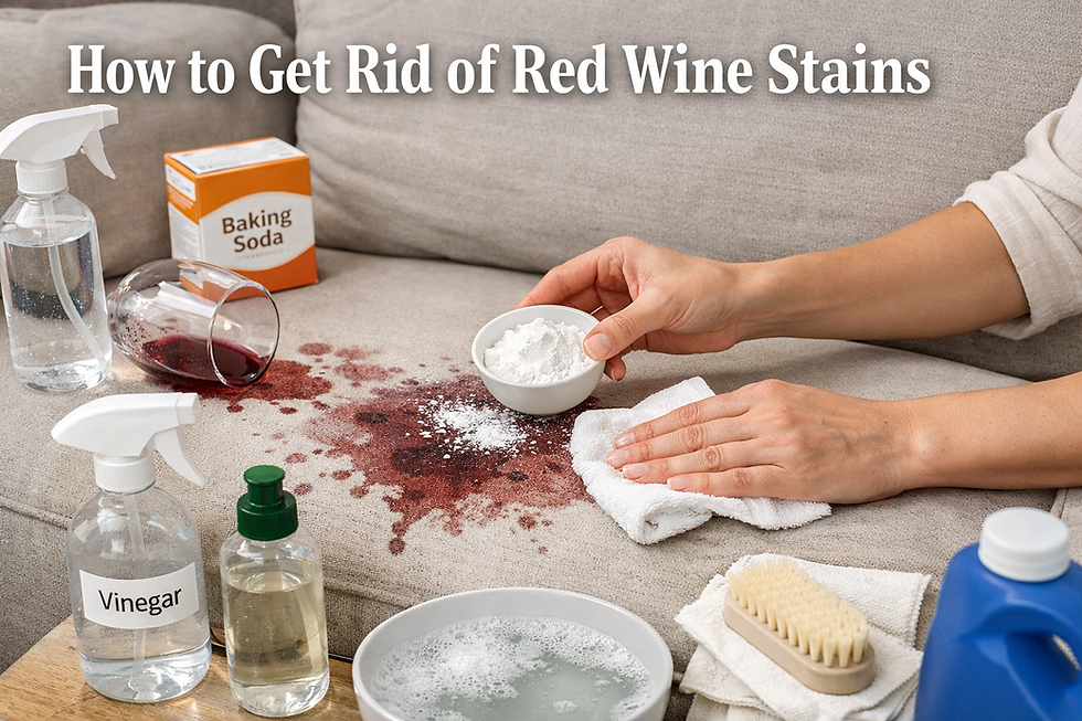 How to Get Rid of Red Wine Stains