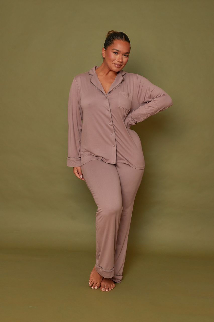 Thumbnail: Mink Super Soft Long Pyjamas 