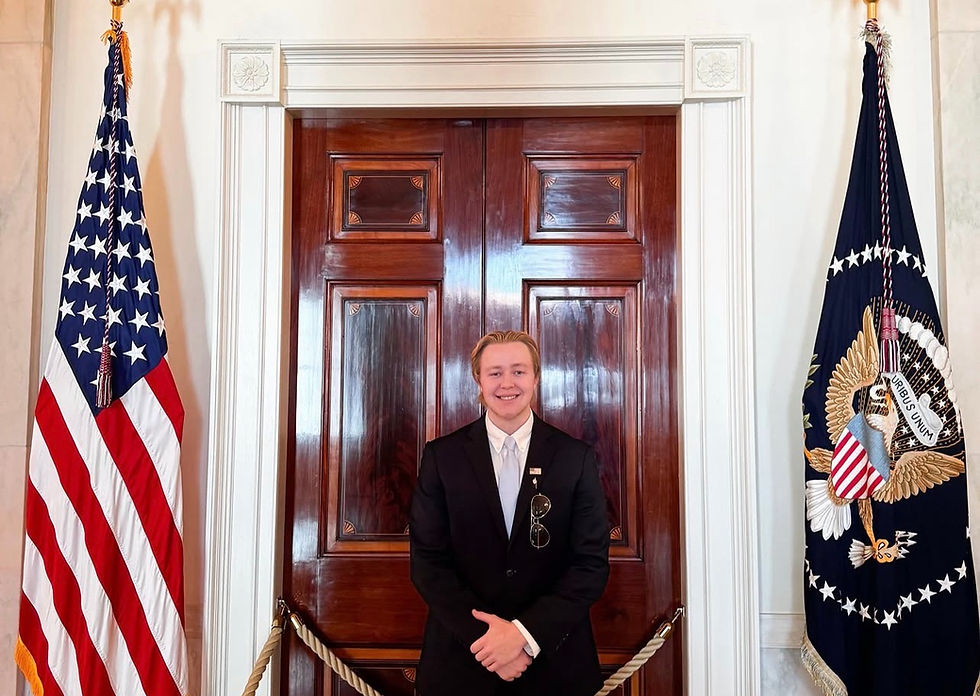 GACR Vice-Chairman Hayden Thompson at the White House